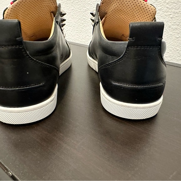 Christian Louboutin Shoes Womens Size 39.5 Leather Stud Slip On Made in Italy - Picture 6 of 7